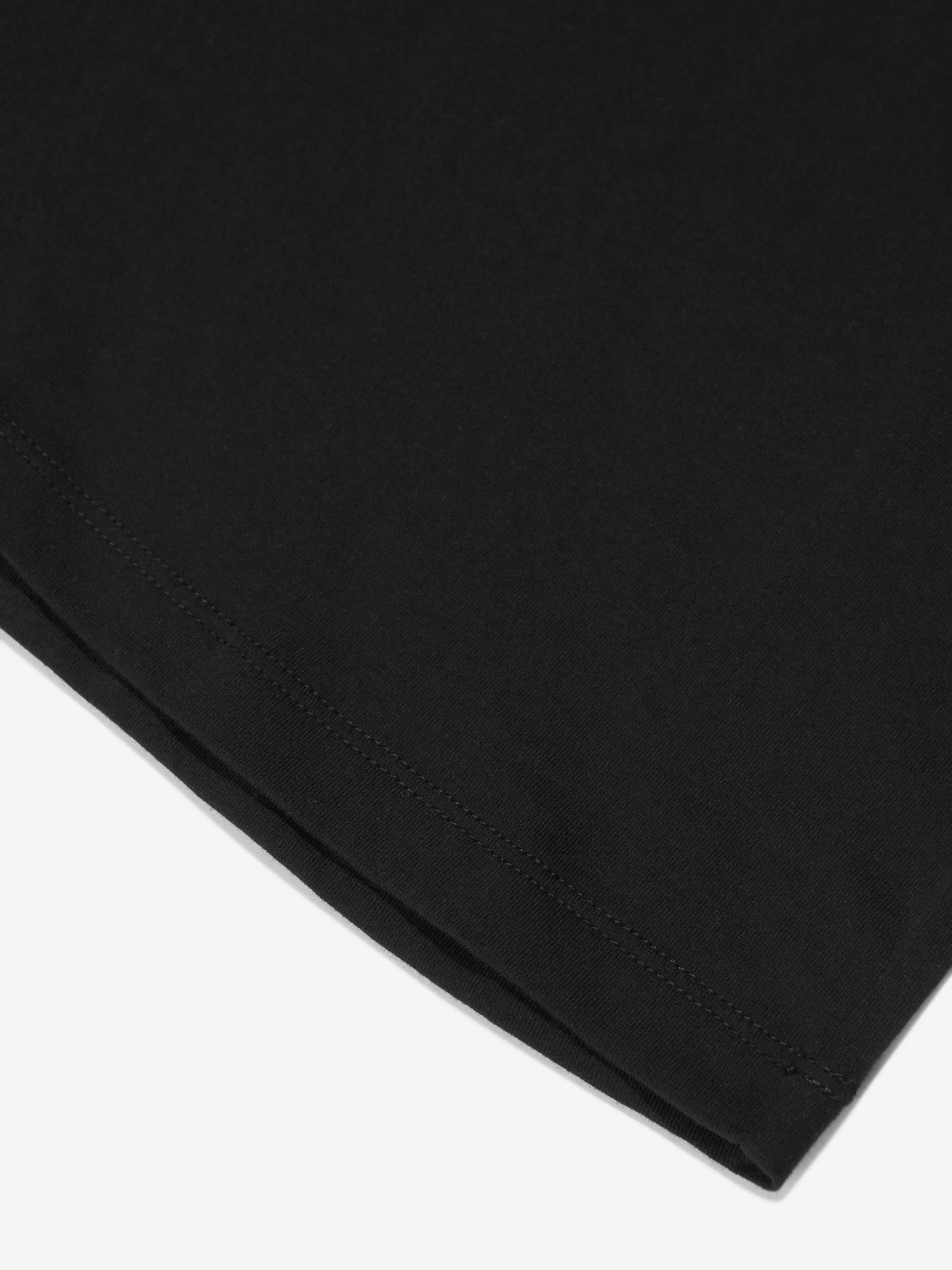 EA7 Emporio Armani Boys Train Oversized Logo T-Shirt in Black