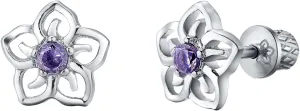 Earrings For Girls, Sky Flower Hypoallergenic Earrings for Girls, Stud Screw On Safety Backs, Stainless Steel Ultra Sensitive Ears Post For Kids, Toddlers, Little Girls, Teens