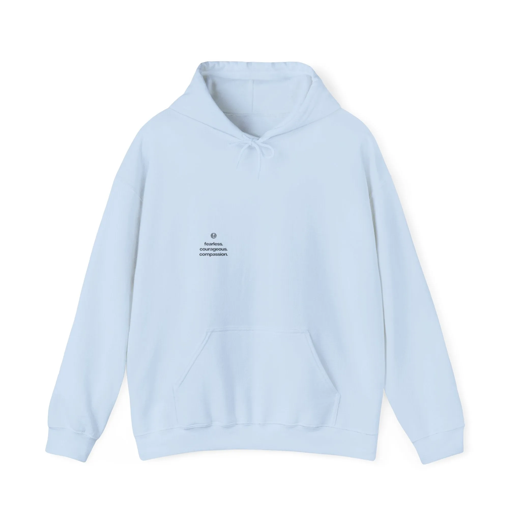 Embody Courage: Kay Chimba These Three Words Hooded Sweatshirt