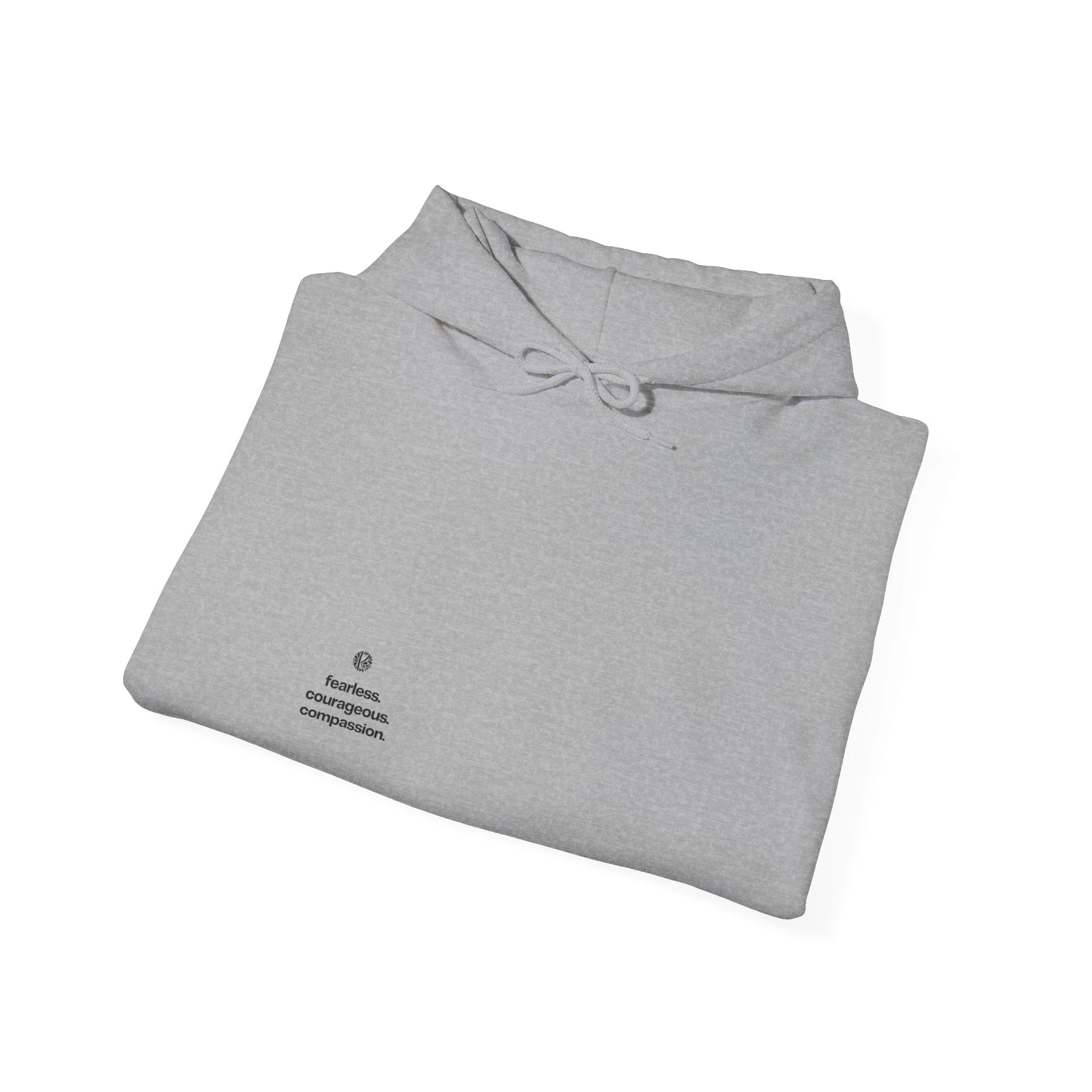 Embody Courage: Kay Chimba These Three Words Hooded Sweatshirt