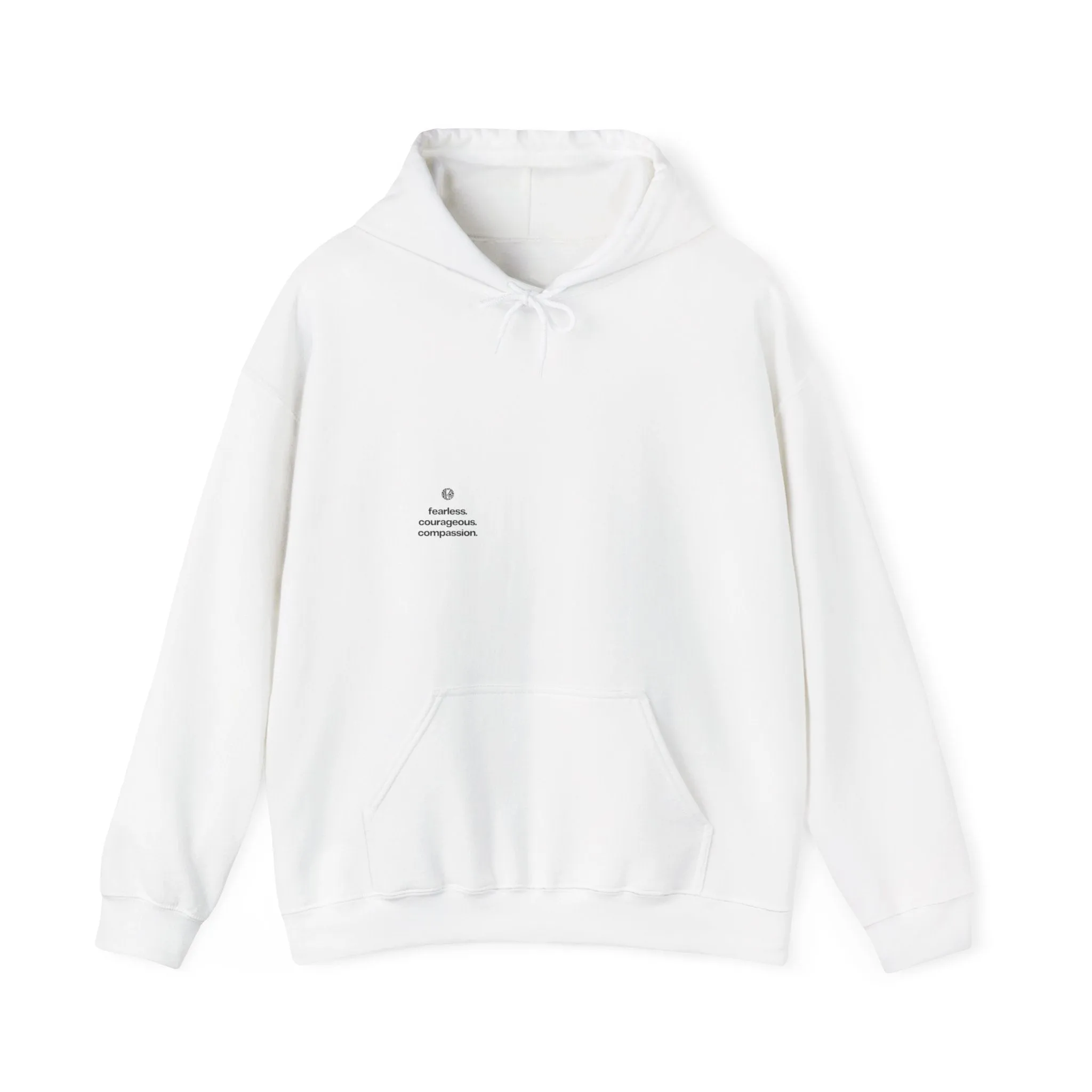 Embody Courage: Kay Chimba These Three Words Hooded Sweatshirt