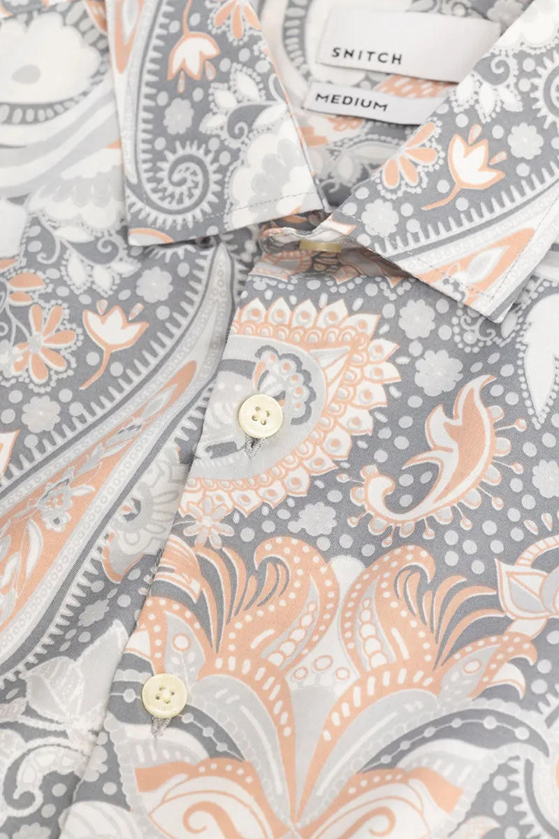 Epic Paisley Grey Shirt