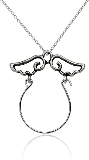 FashionJunkie4Life Dainty Charm Holder Necklace | 18" Chain Pendant Necklace For Women