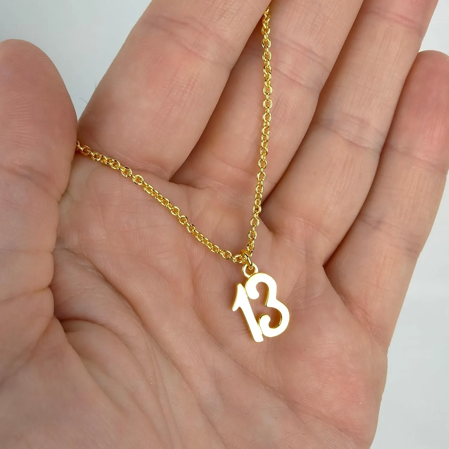 FashionJunkie4Life Milestone Numbers Pendant Necklace for Birthdays and Anniversaries Gift