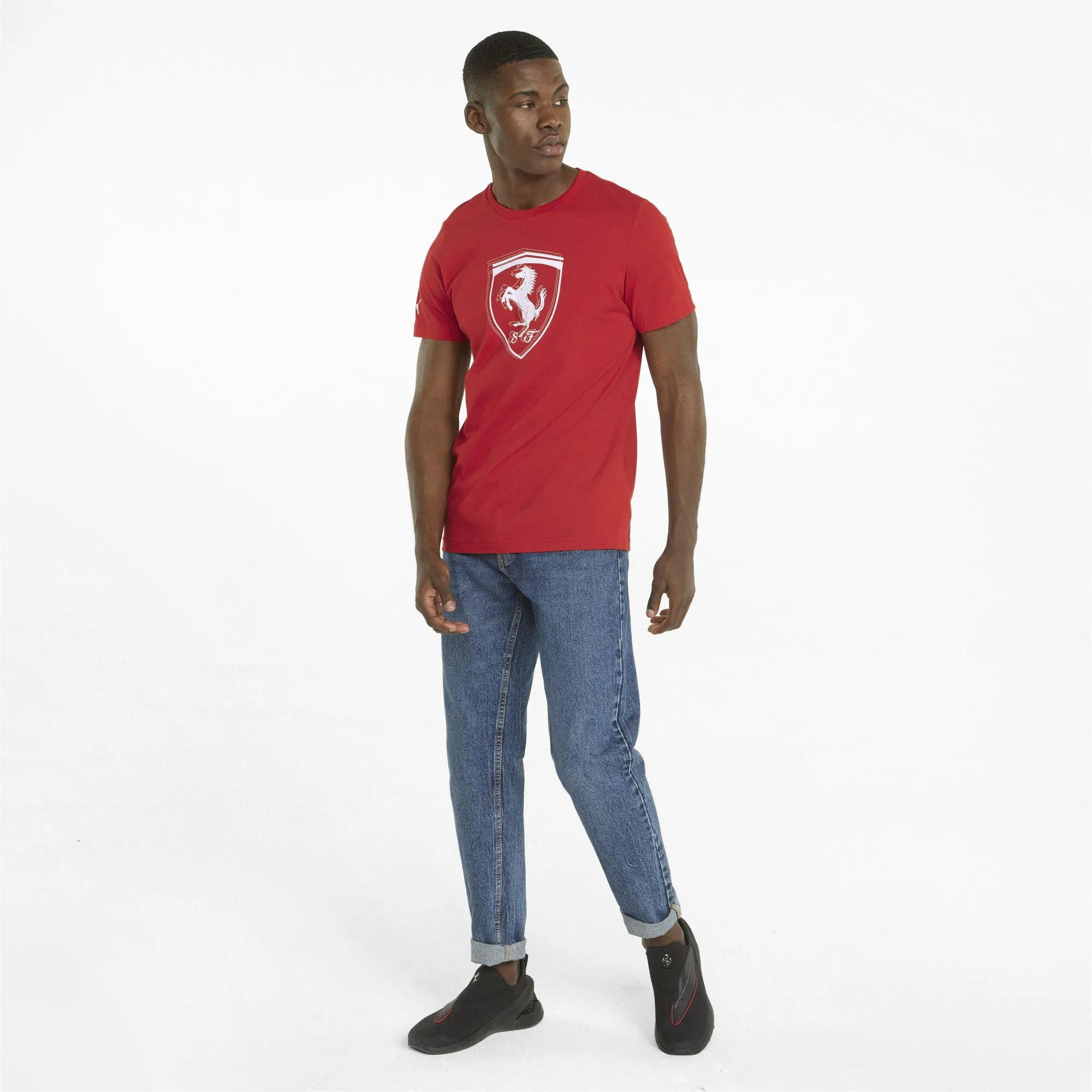 Ferrari Race Tonal Big Shield Tee