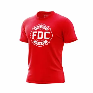 Fire Department Coffee Red Shirt