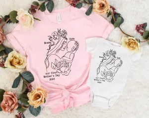 First Mothers Day Mommy and Me Shirts
