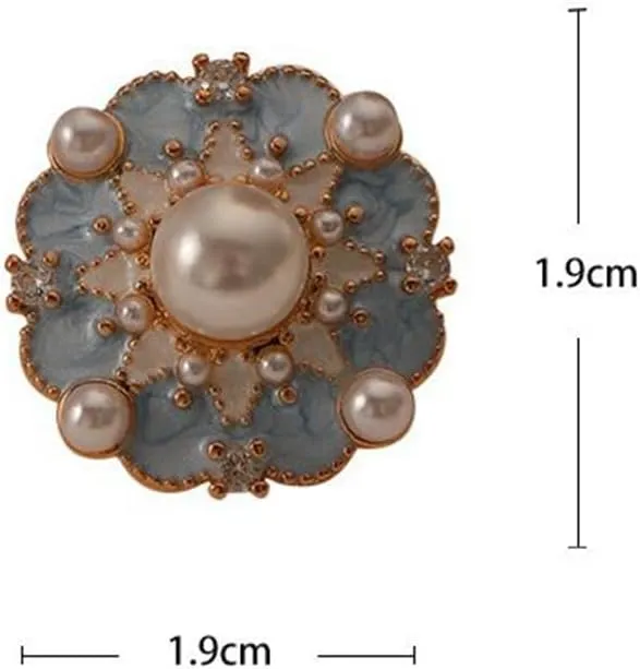 Flower Drip Oil Drop Earrings Sterling Silver Post for Women