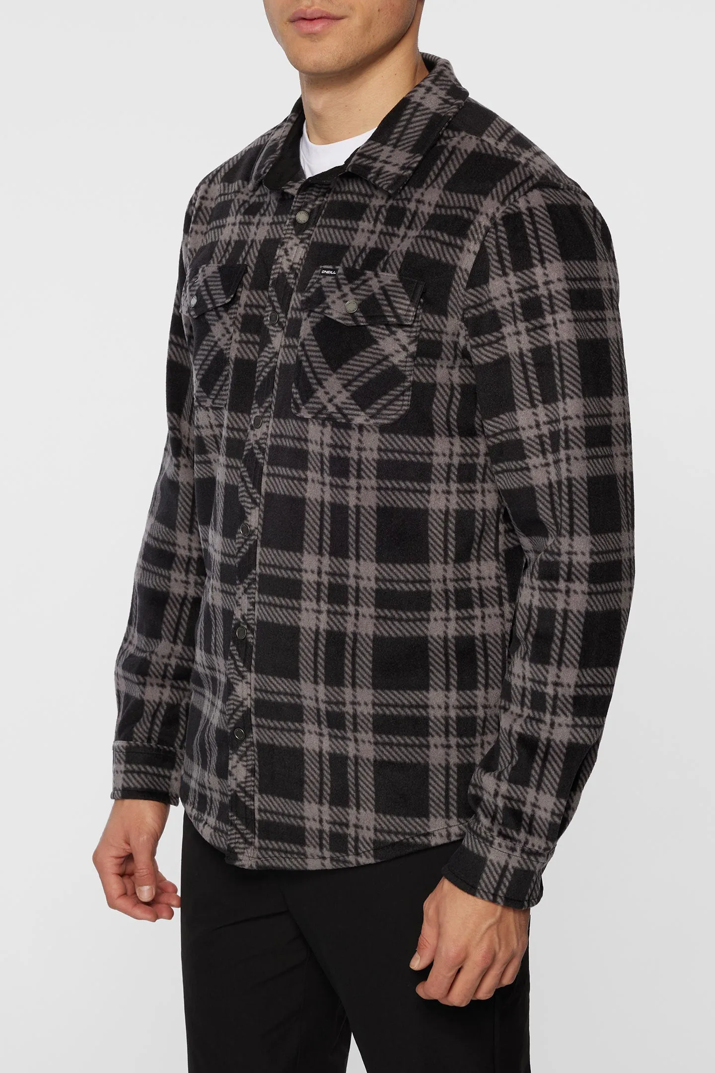 GLACIER PLAID SUPERFLEECE FLANNEL SHIRT