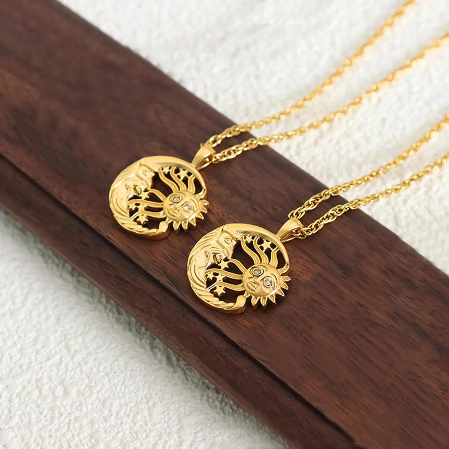 Gold Coin & Heart Pendant Necklaces for Women - Fashion Cross & Teardrop Designs