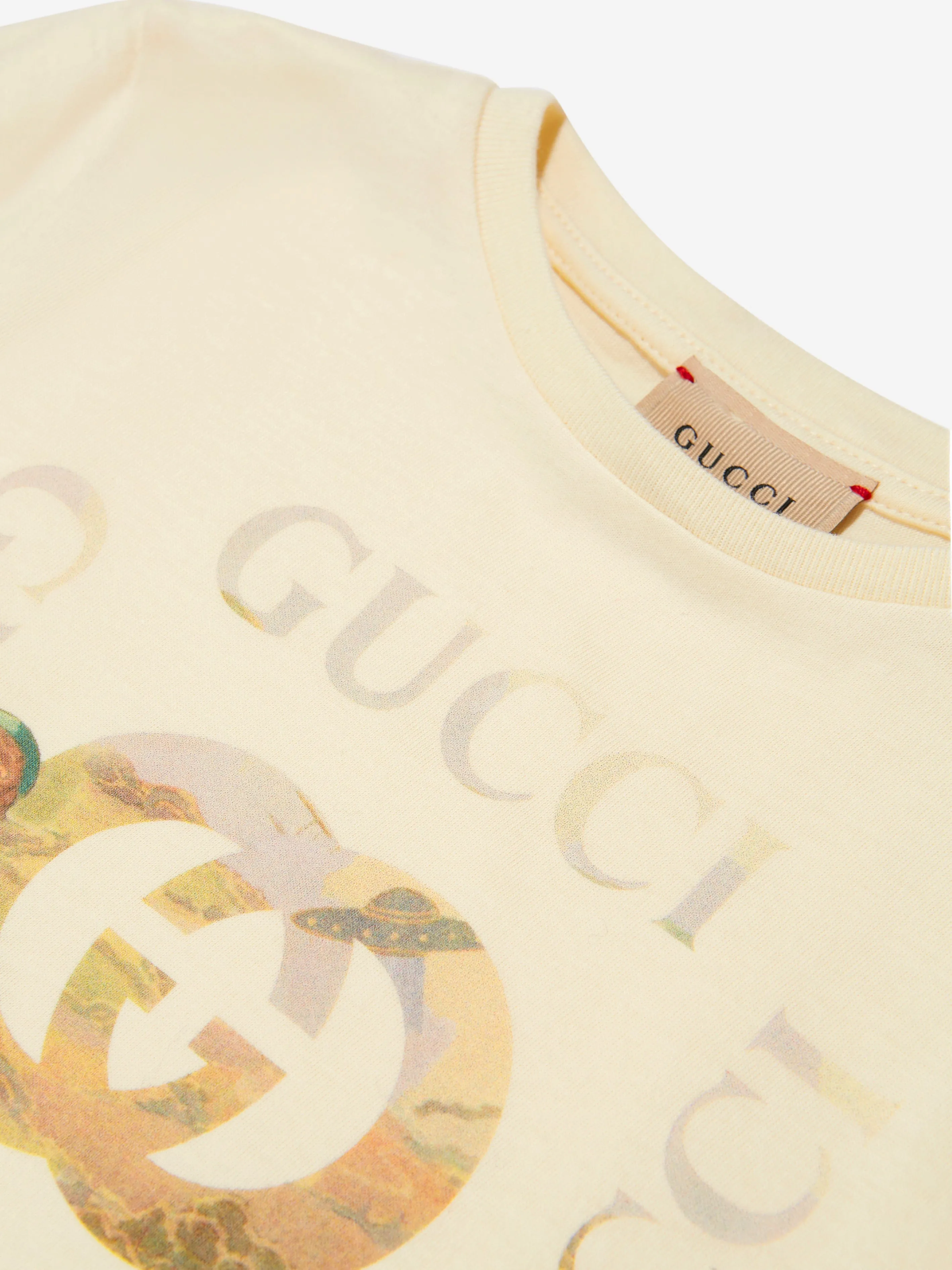 Gucci Boys Logo Print T-Shirt