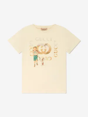 Gucci Boys Logo Print T-Shirt