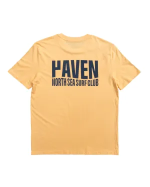 Haven Surf - North Sea Surf Club Tee - Mellow Yellow
