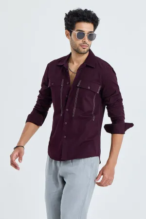 Hawky Maroon Shirt