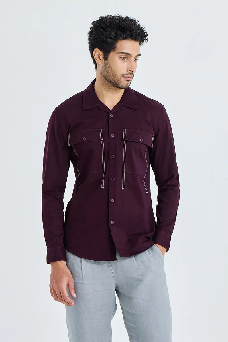 Hawky Maroon Shirt