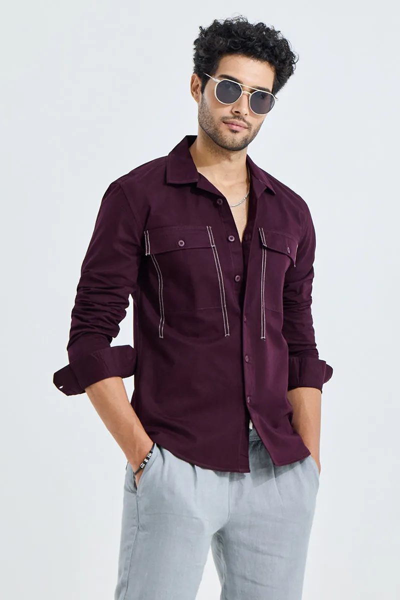 Hawky Maroon Shirt