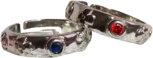 Howl's Moving Chateau Rings, Couple Ring Set, Anime Rings