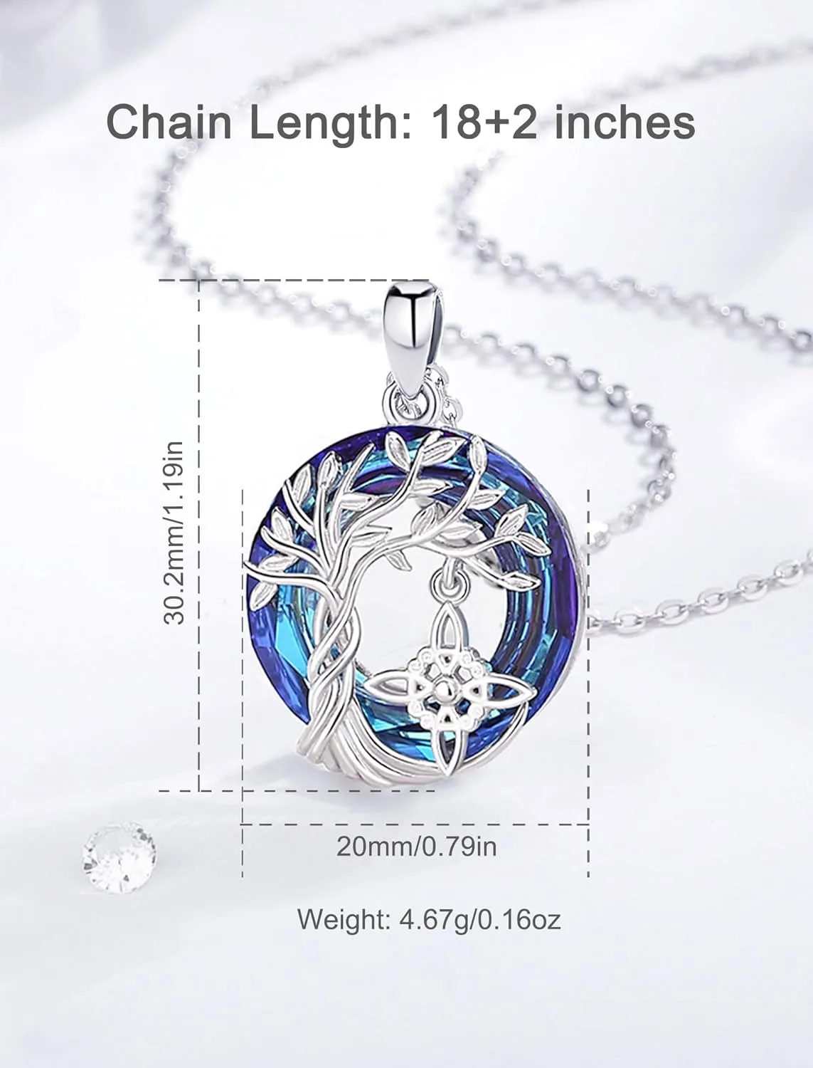 INFUSEU Mystical Witchy Gifts for Women, Pentagram Witches Knot Triple Moon Goddess Lilith Hecate Phoenix Necklaces