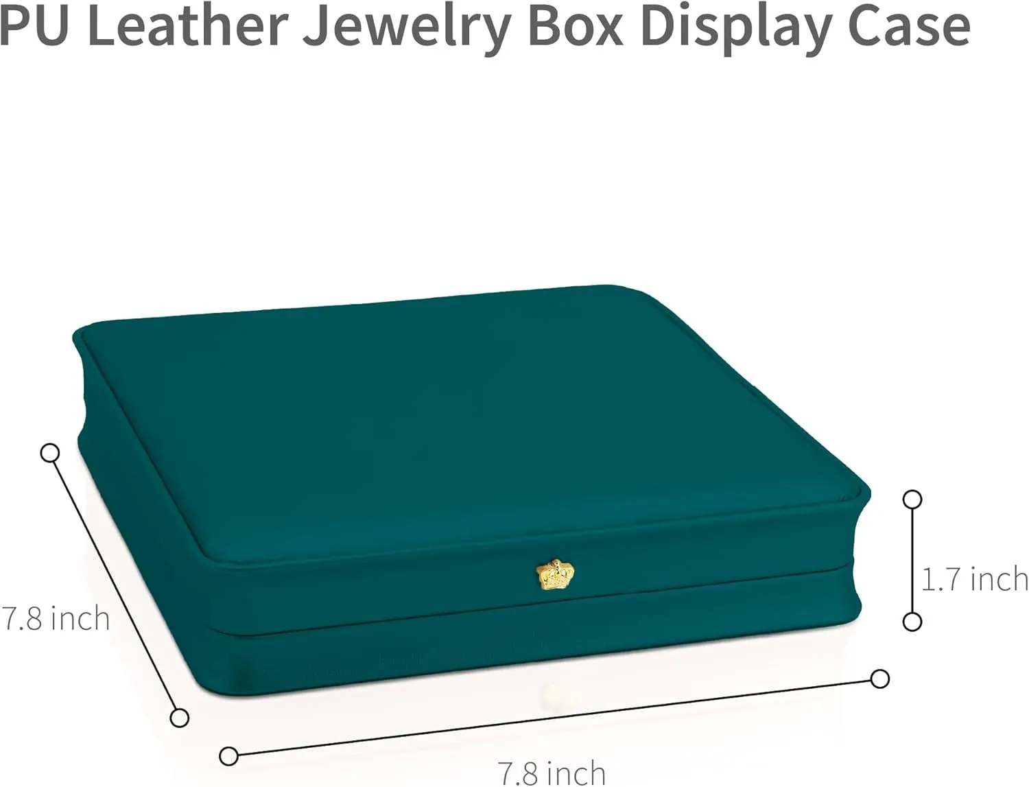 Jewelry Set Box PU Leather Necklace Boxes for Jewelry Gift Boxes Ring,Pendant,Earring,Bracelet Jewellery Display Case for Home,Shopping Malls, Exhibition,Travel (Blue)