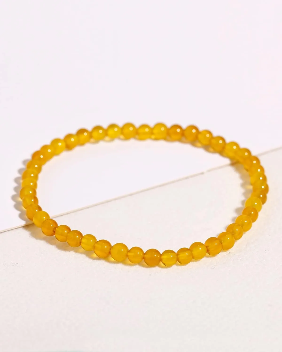Jewever 2Pcs Genuine Semi Gems Friendship Beaded Bracelets for Women Crystals and Gemstones Stretch Healing Bracelets Beads 4mm