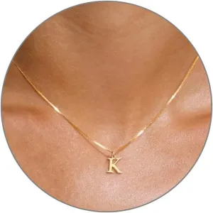 JSJOY 925 Sterling Silver Initial Necklace Gold Necklace for Women Dainty Letter Necklace Silver Choker Necklaces Gifts for Teen Girls Birthday Gifts