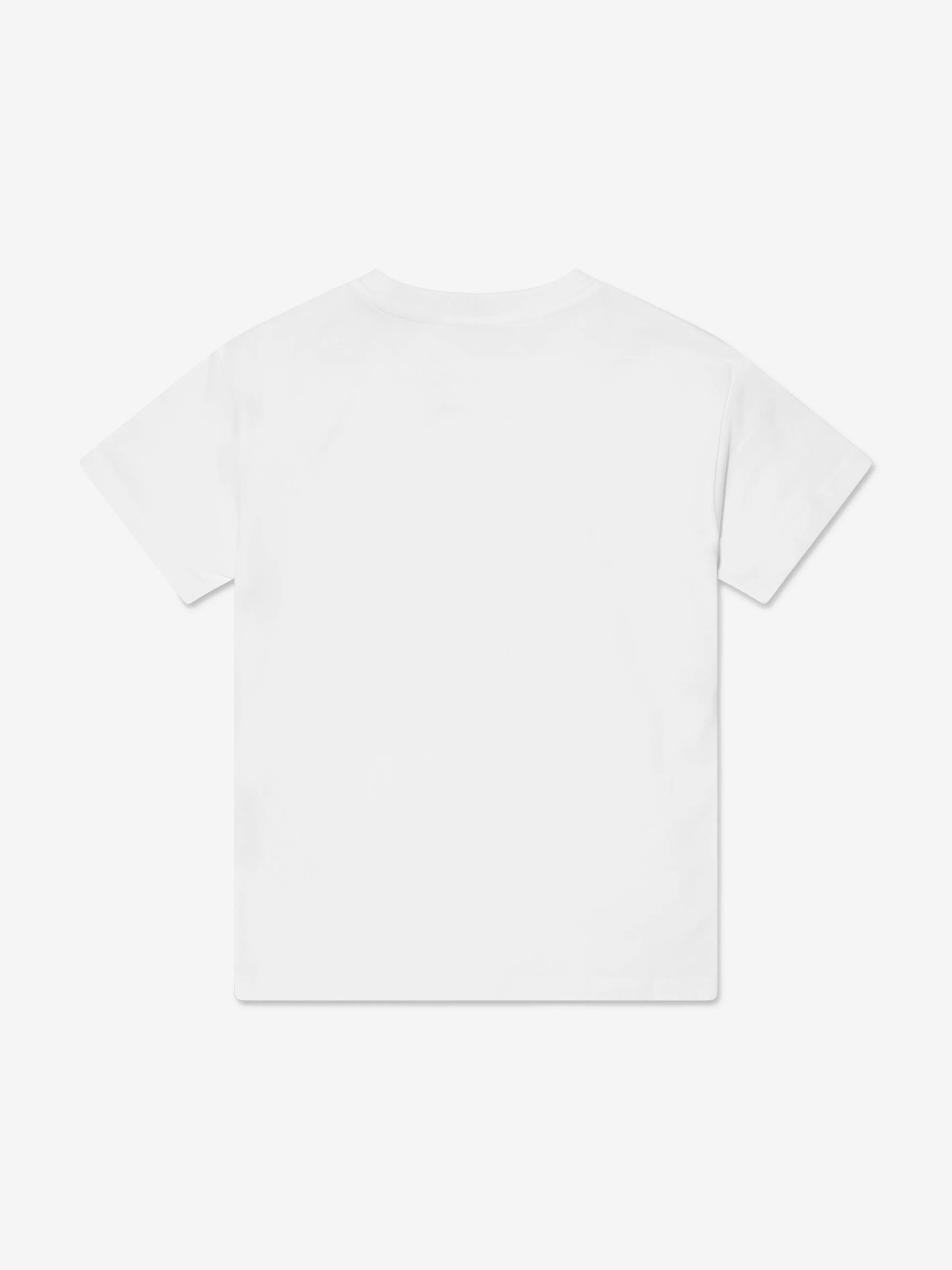 KENZO Boys Organic Cotton Logo T-Shirt in White