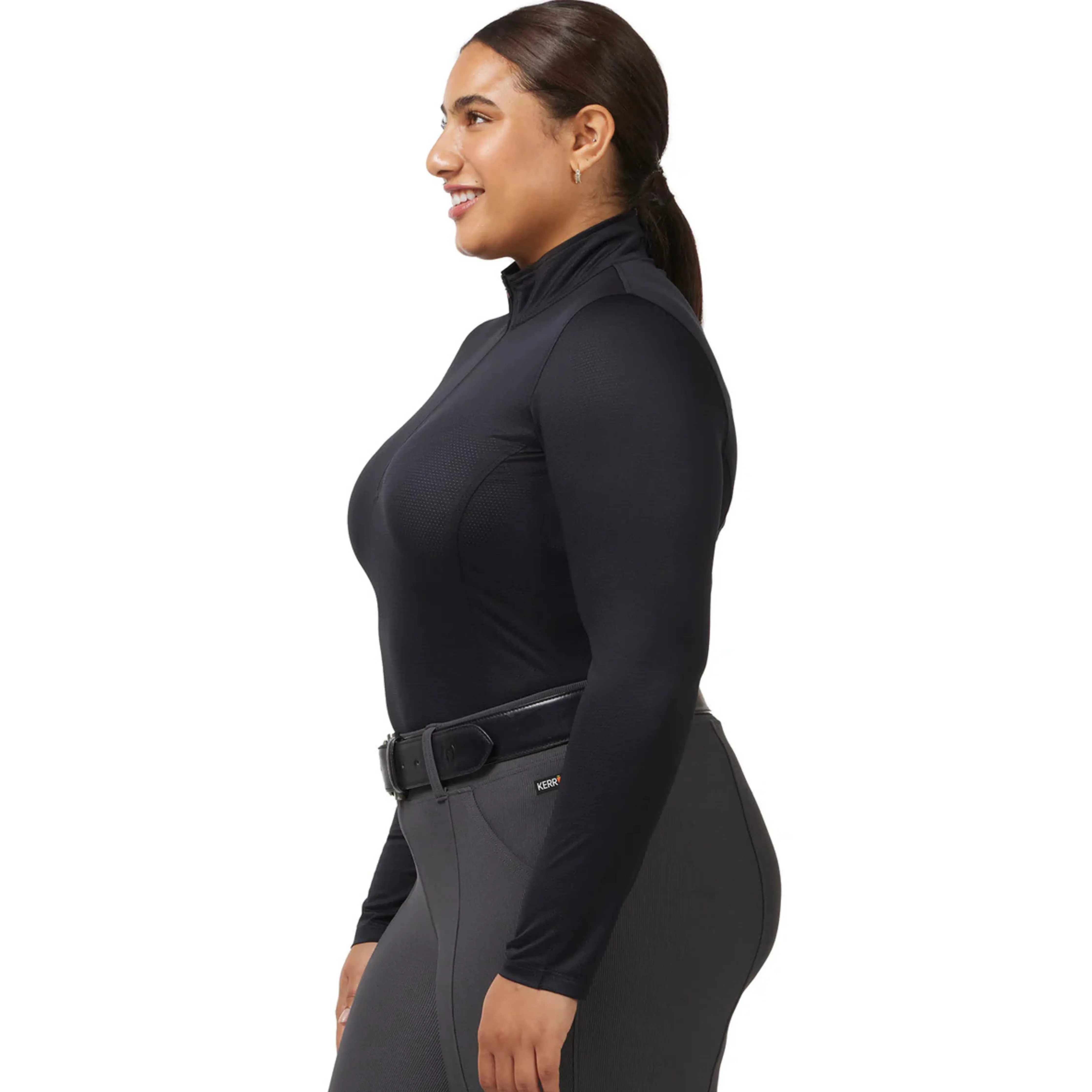Kerrits Ice Fil Lite Long Sleeve Shirt - Black