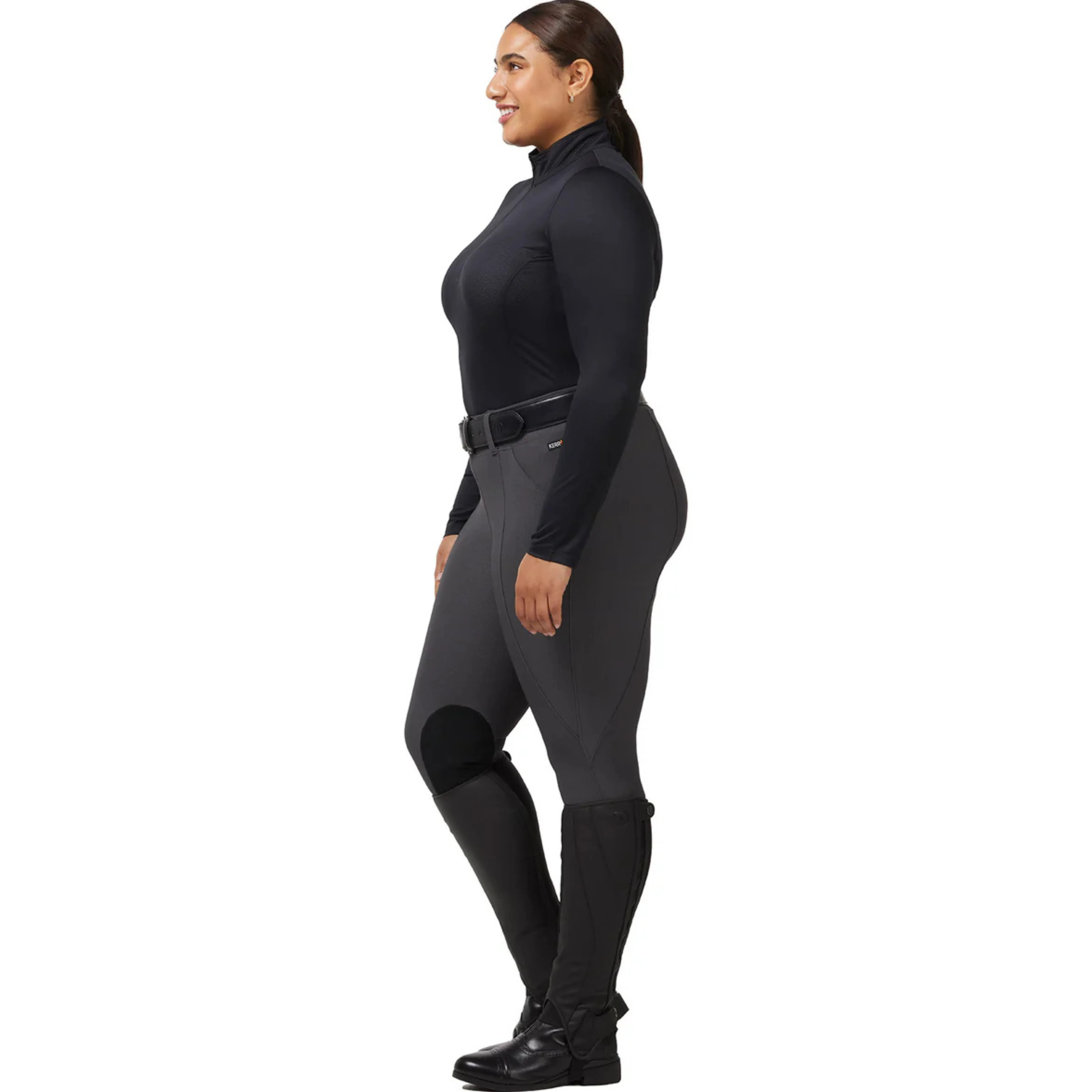 Kerrits Ice Fil Lite Long Sleeve Shirt - Black