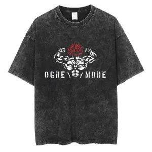 [KUJO] "Ogre Mode" Vintage Oversized T Shirt