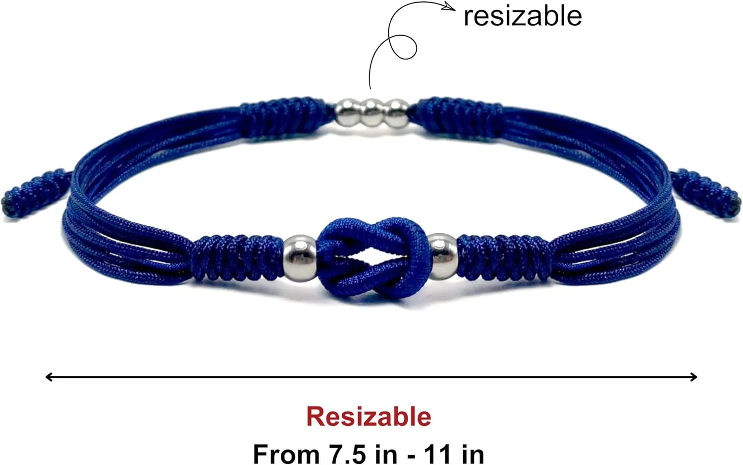 LAMIBEE Infinity Surfer Friendship Bracelet, Forever Love and Friendship with Multicolor Color, Lucky Tibetan Knot Protection String Woven