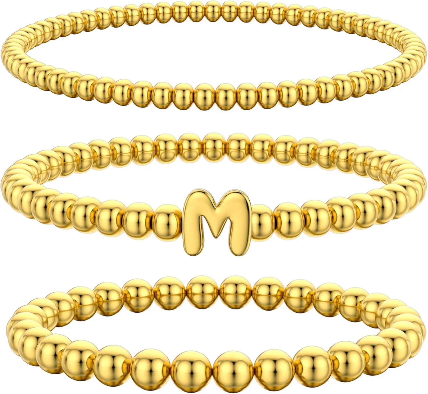 Layered Bracelets for Women,Dainty 14K Gold Plated Bracelets Stack,Link Chain Bracelet Stackable Non Tarnish Jewelry Gifts for Women