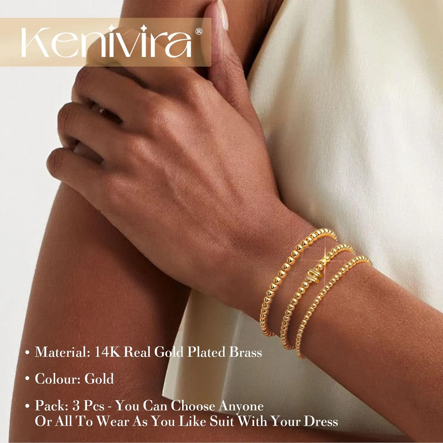 Layered Bracelets for Women,Dainty 14K Gold Plated Bracelets Stack,Link Chain Bracelet Stackable Non Tarnish Jewelry Gifts for Women