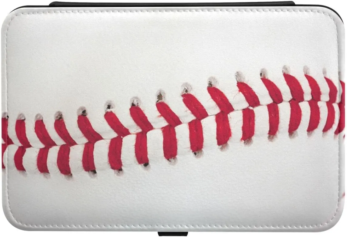 Leather Jewelry Box Jewelry Case Storage Box Baseball For Rings Earrings Necklaces
