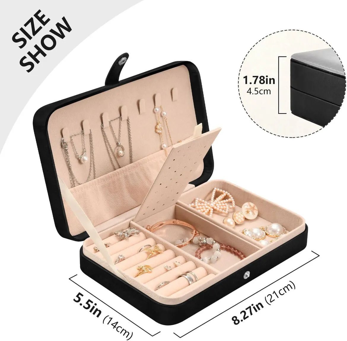 Leather Jewelry Box Jewelry Case Storage Box Baseball For Rings Earrings Necklaces