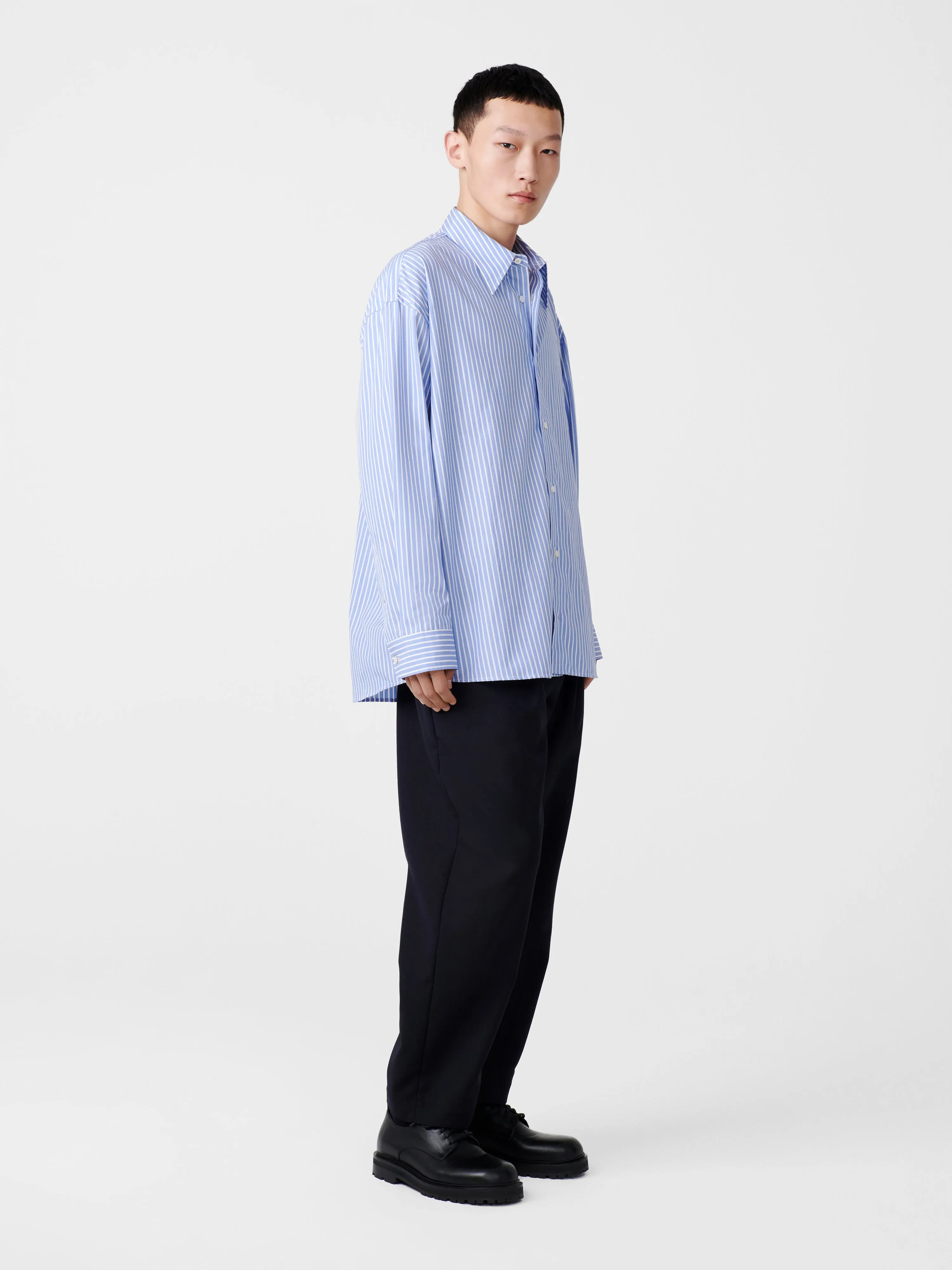 Loche Shirt in Blue Stripe