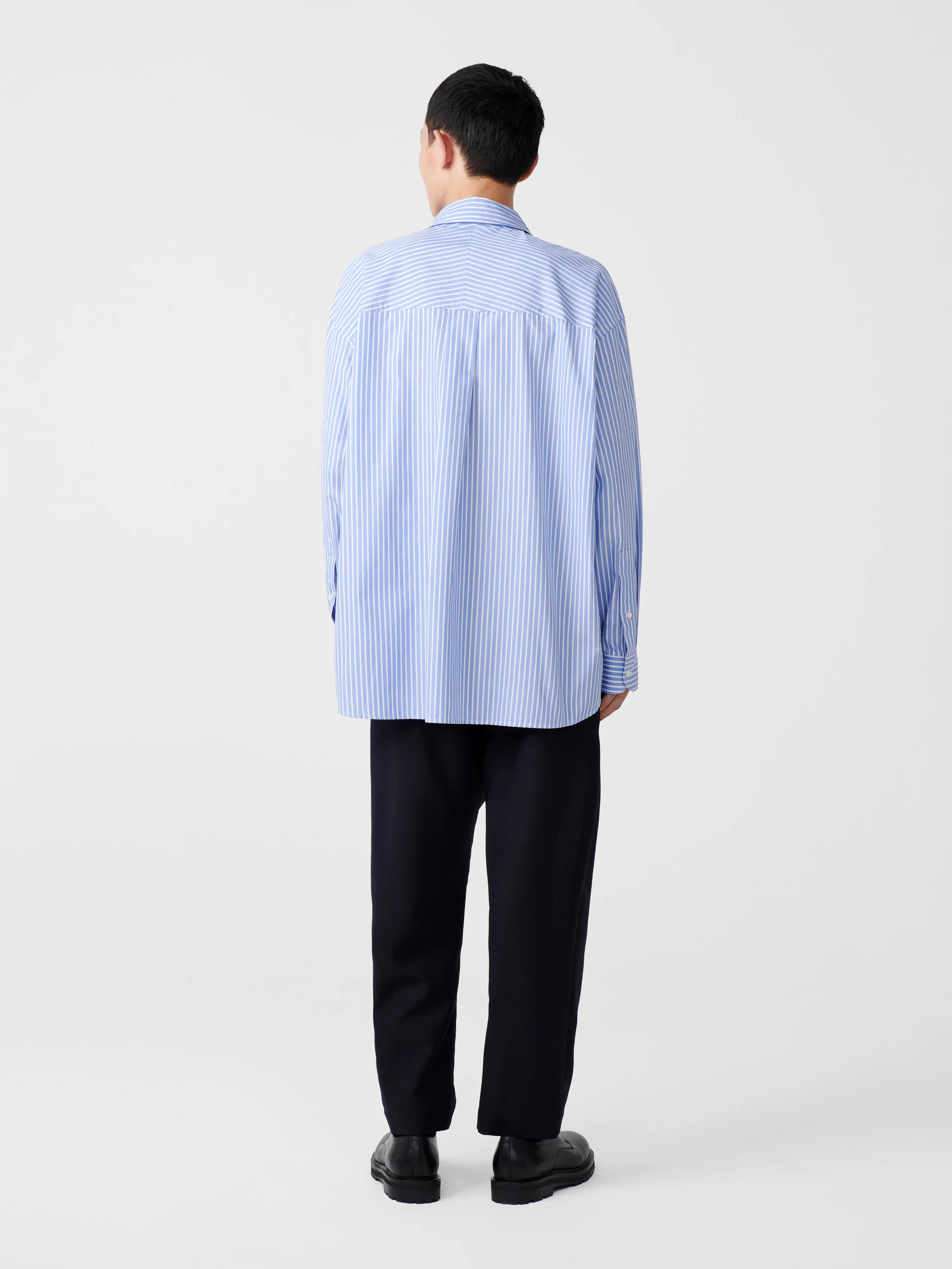 Loche Shirt in Blue Stripe