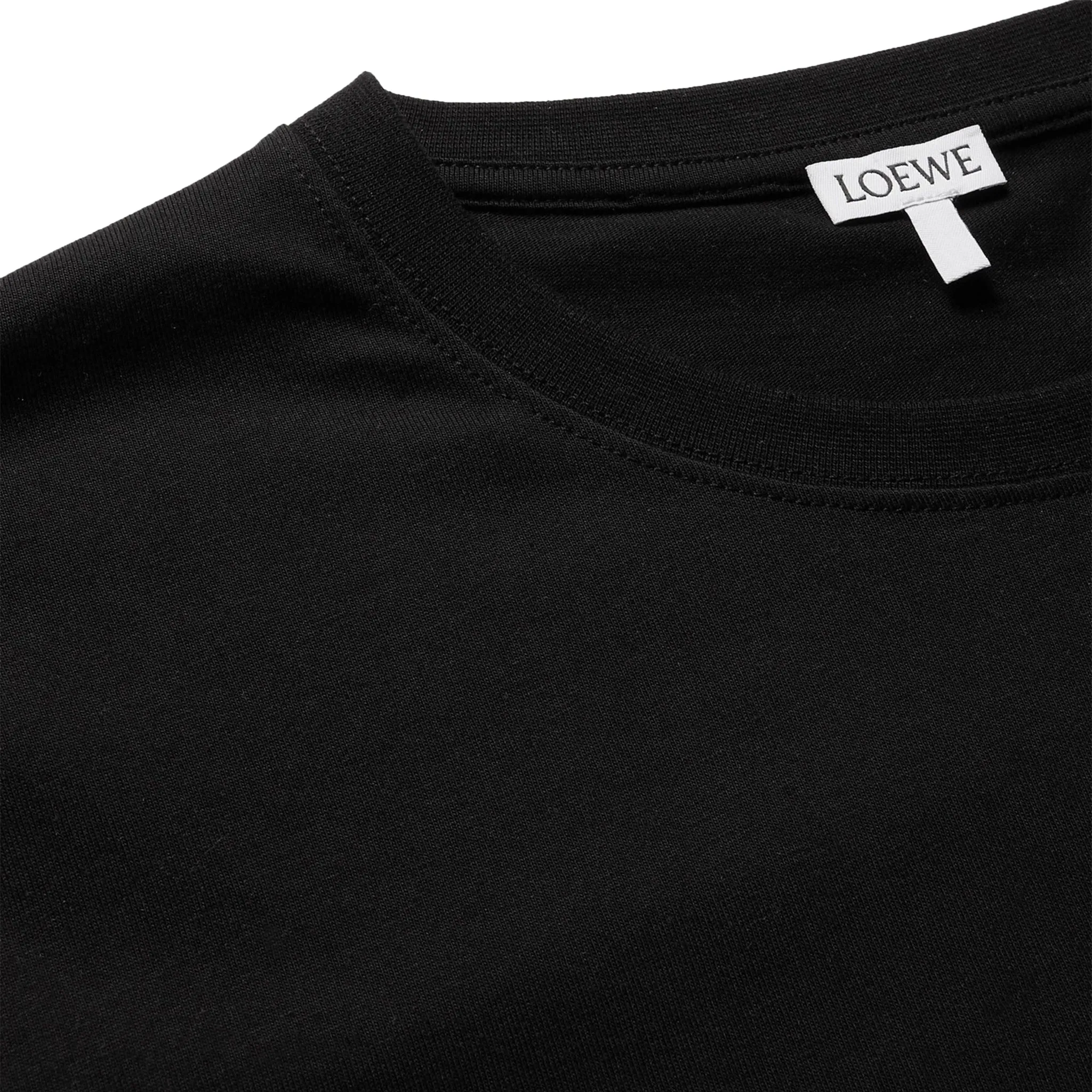 Loewe Anagram Chest Logo Black T Shirt