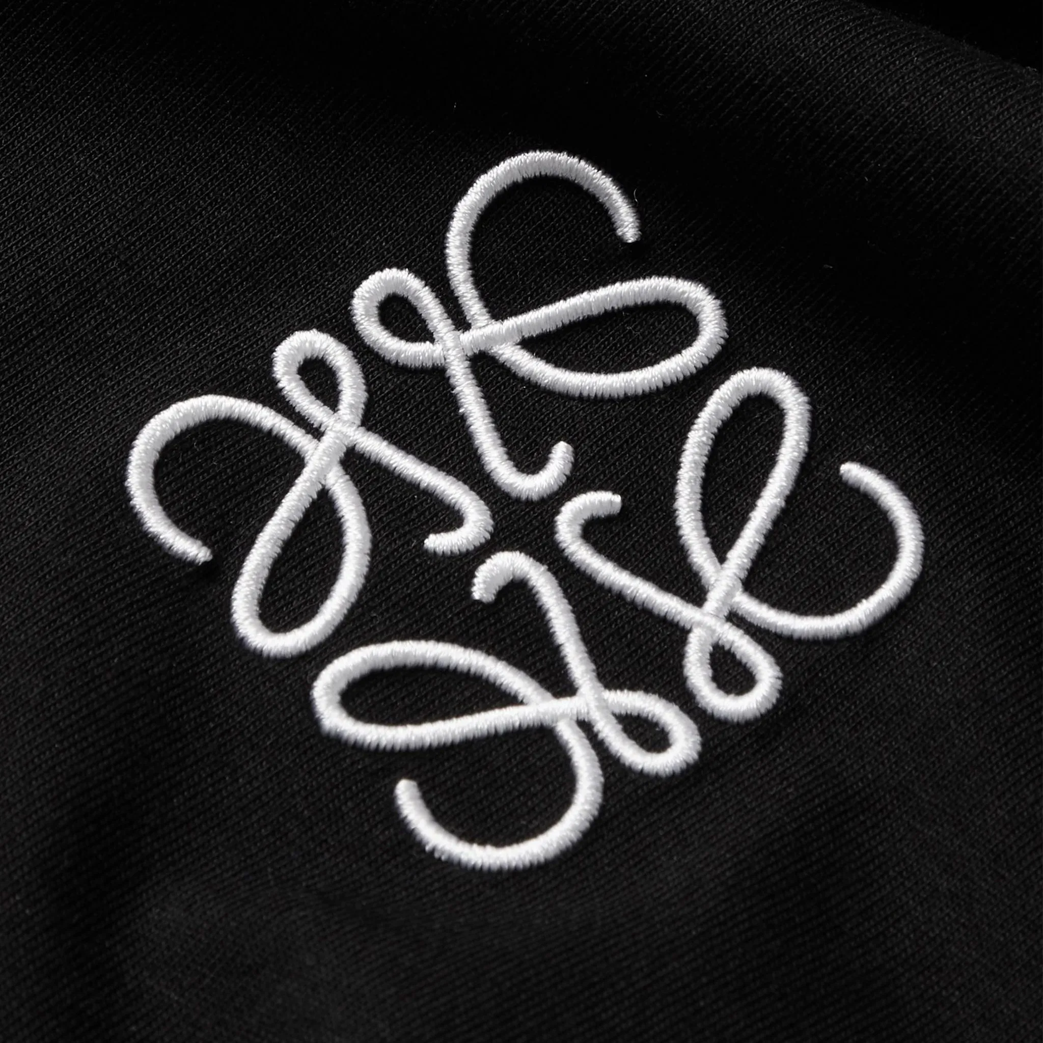 Loewe Anagram Chest Logo Black T Shirt