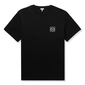 Loewe Anagram Chest Logo Black T Shirt