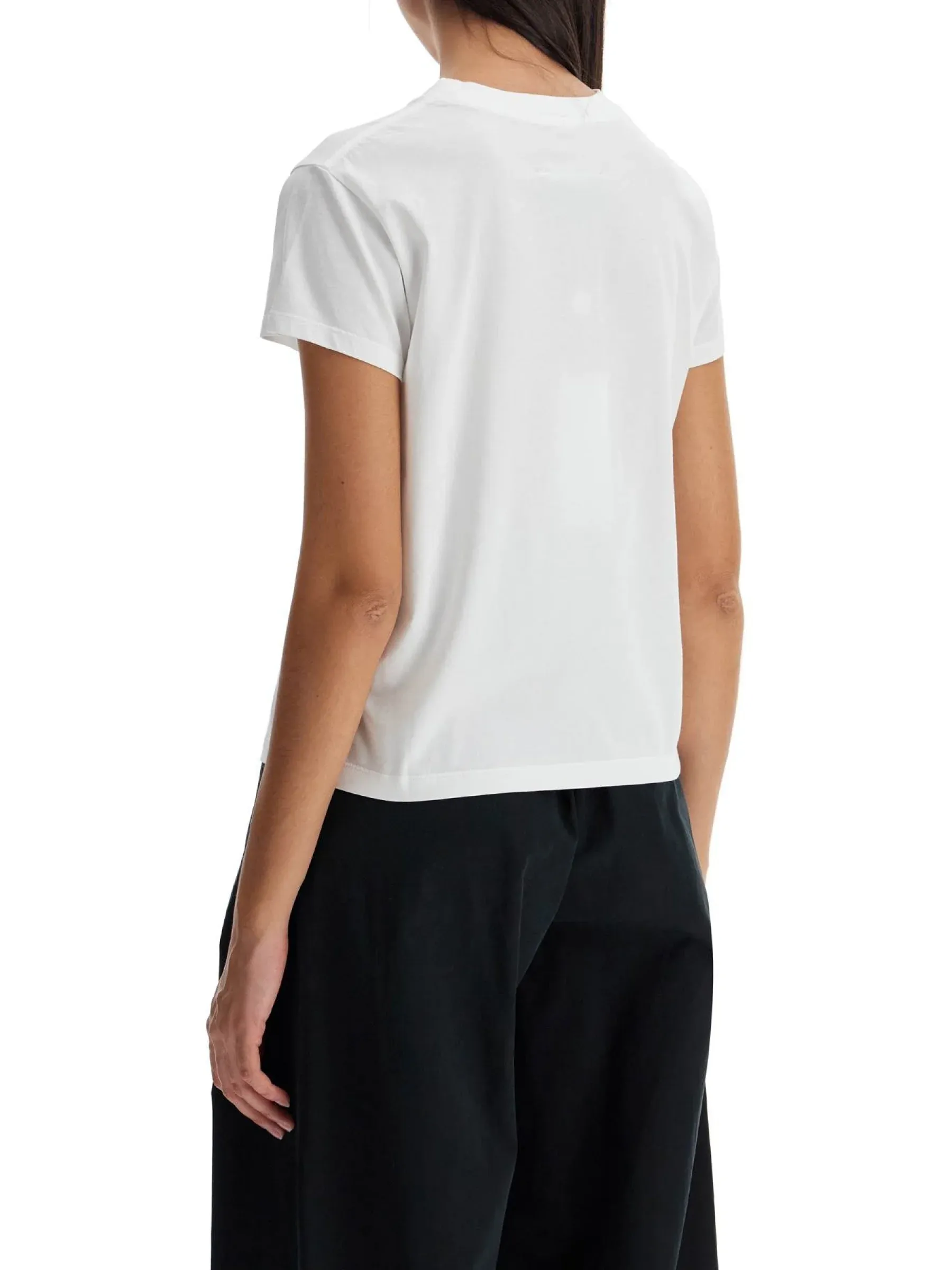 Logo Label Cotton T-shirt