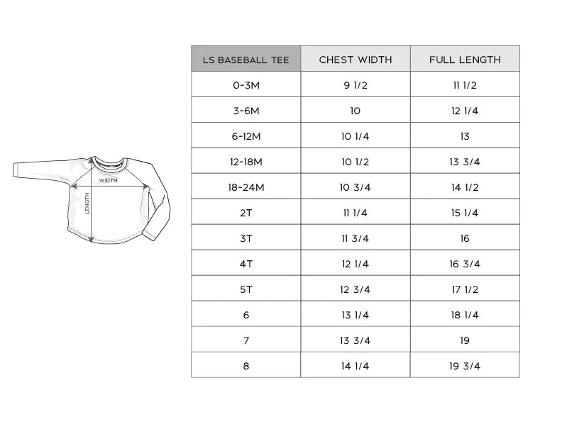 Long Sleeve Baseball Tee