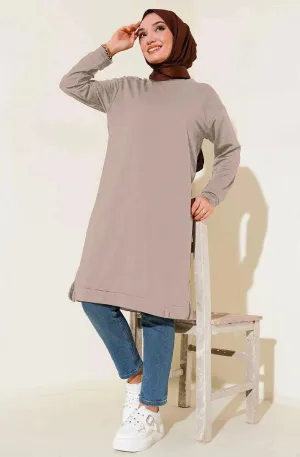 Long Tunic with Side Slits for Women
