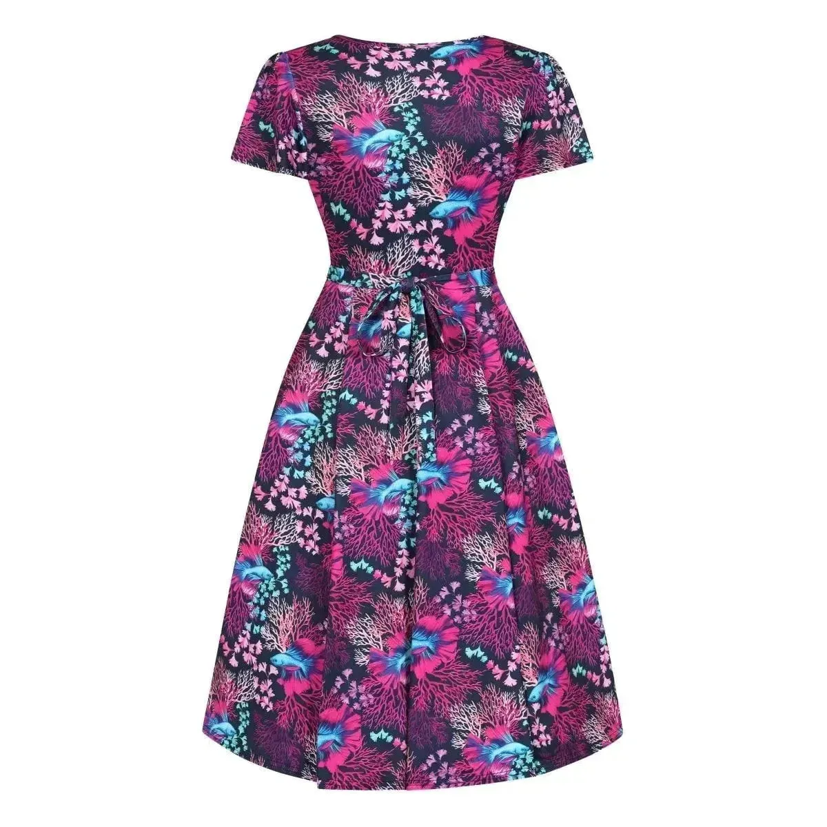 Lyra Dress - Coral Reef