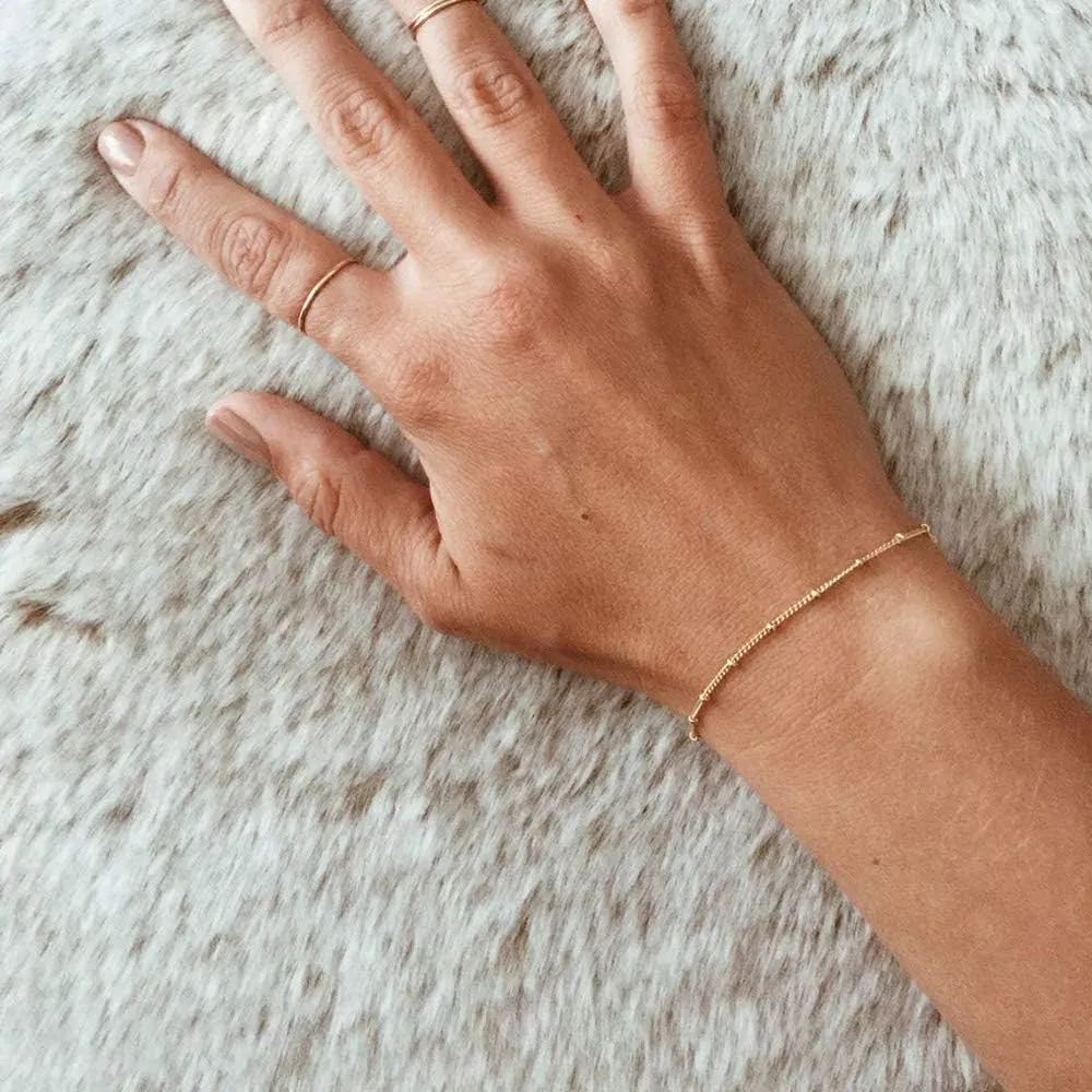 M MOOHAM Initial Bracelets for Women - Layered Letter Bracelet Initial A-Z Charm, Dainty Gold/Silver/Rose Gold Jewelry for Women Birthday Gifts Personalized Gold Jewelry Initial Bracelets
