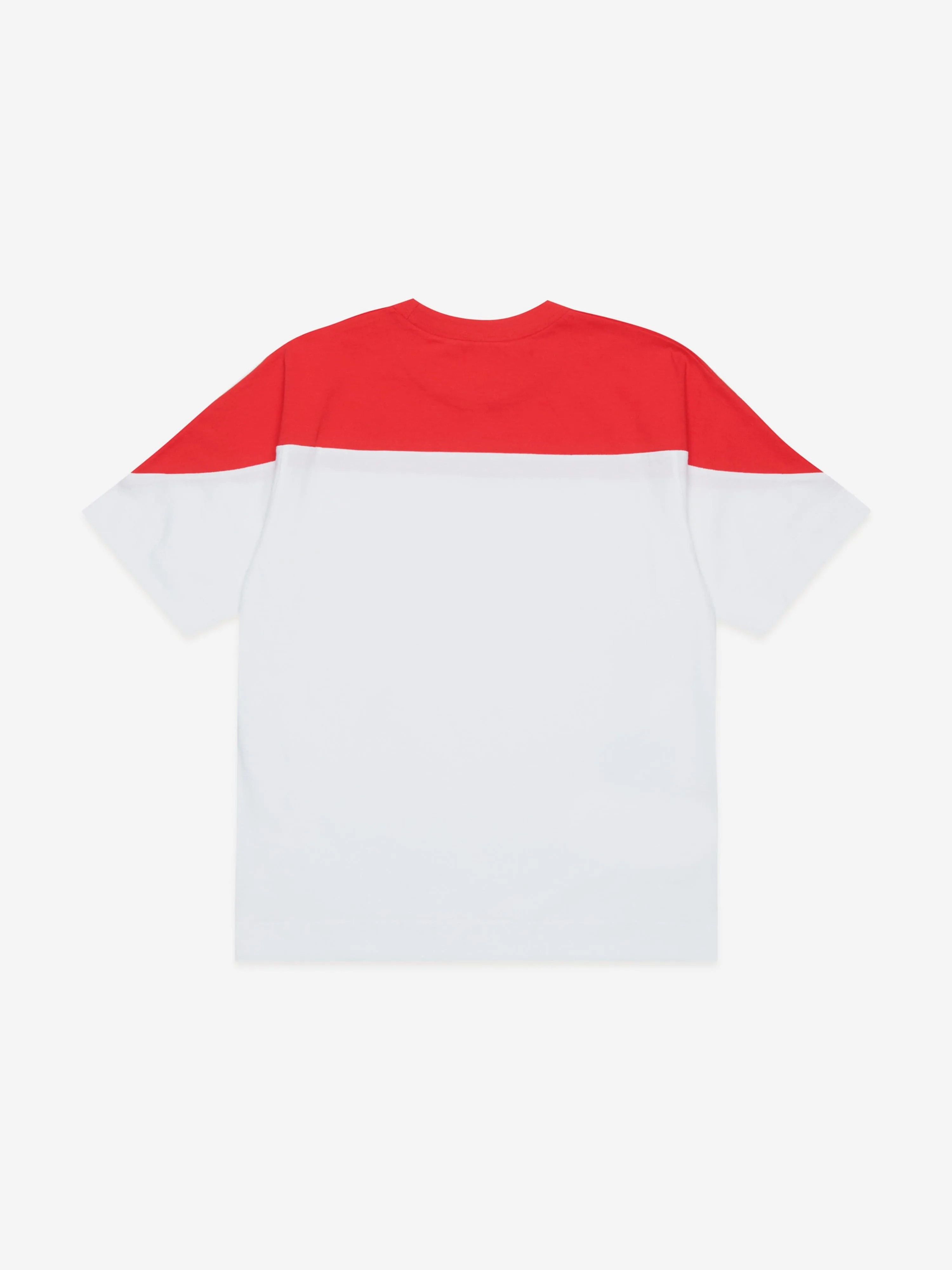 MARNI Kids Colourblock T-Shirt in White
