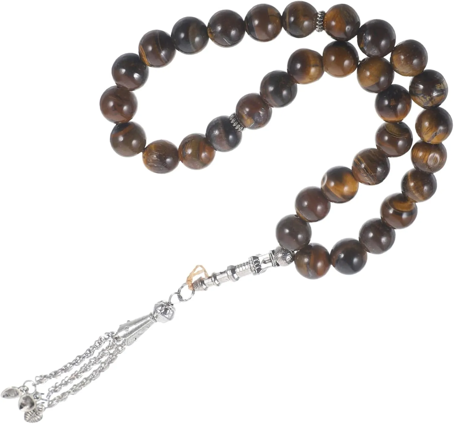 Men's Bead Bracelet Dragon Pattern Agate Rosary Bracelet for Men Stylish Prayer Beads for Fashionable Look