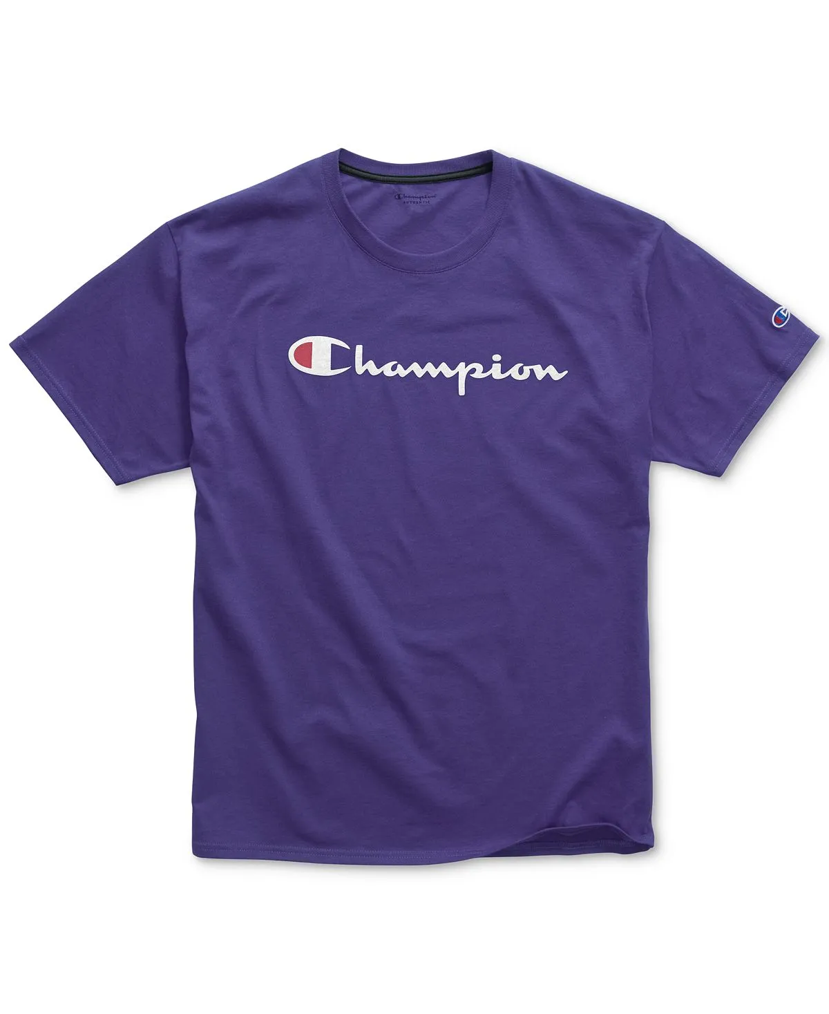Men's Champion Logo T-Shirt, Purple