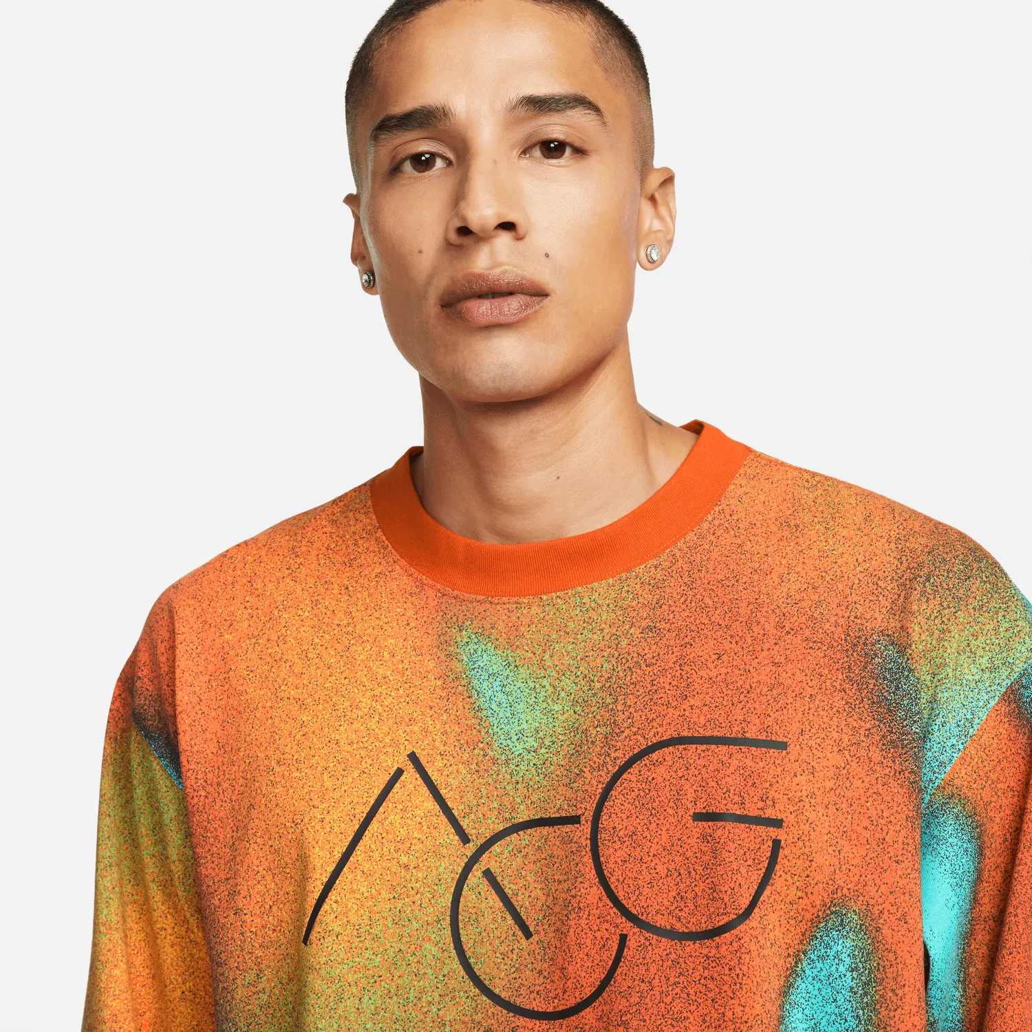 MEN'S NIKE ACG ALL OVER PRINT LONG SLEEVE