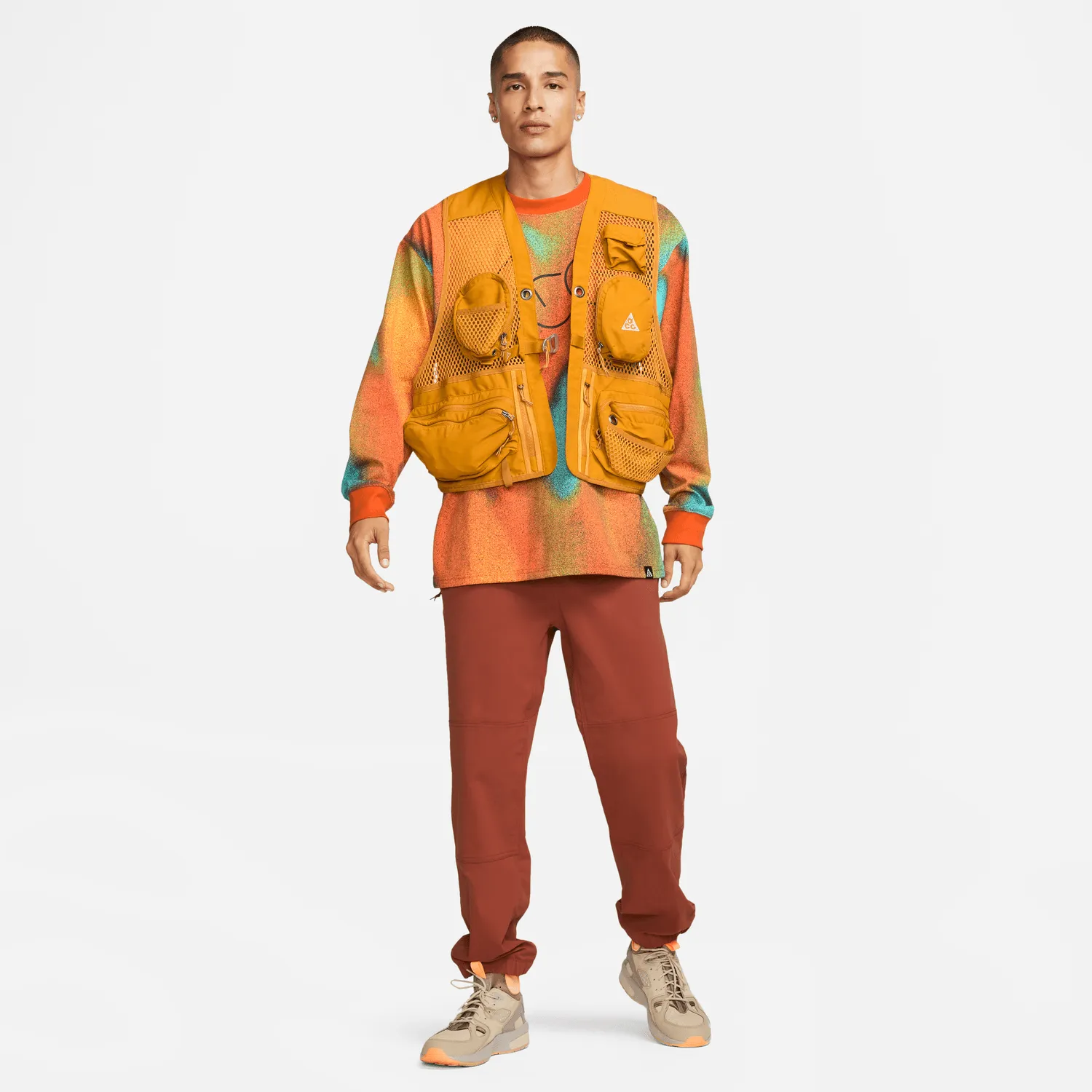 MEN'S NIKE ACG ALL OVER PRINT LONG SLEEVE