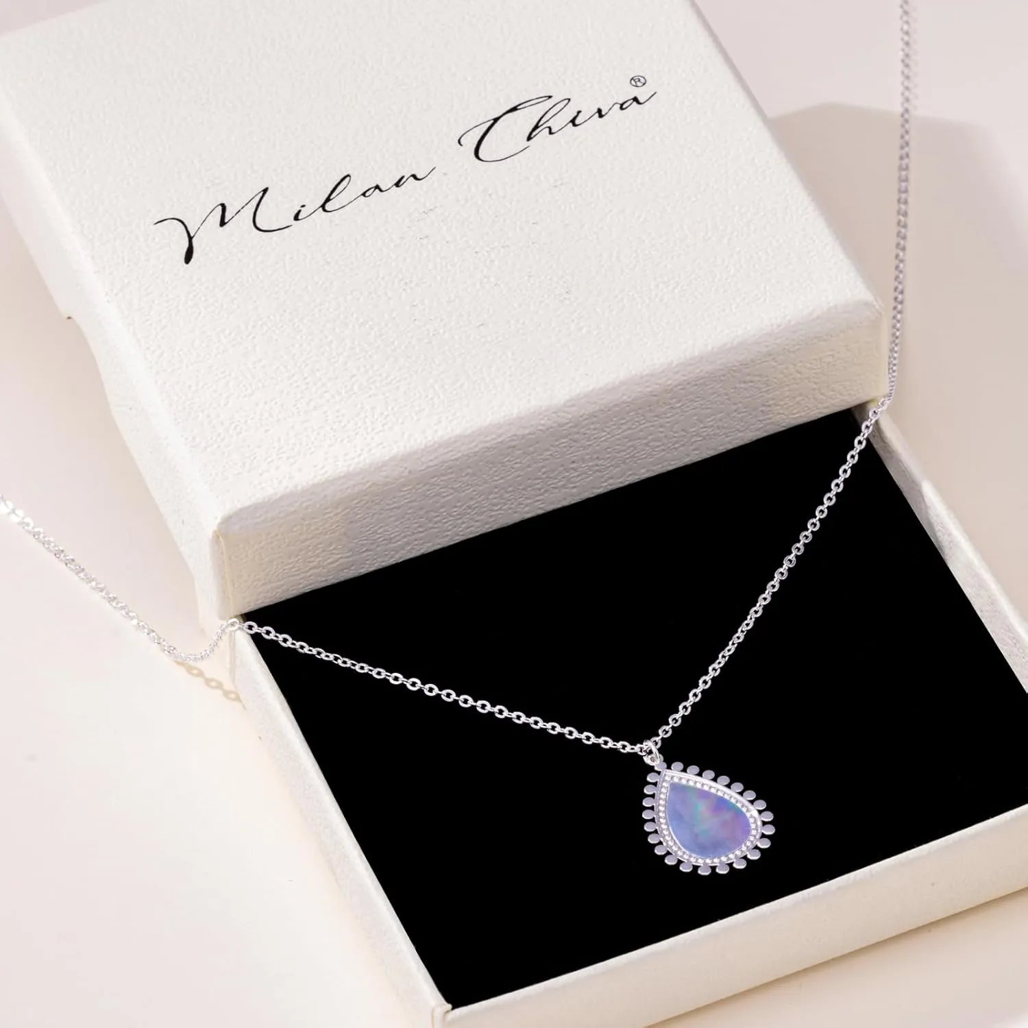 Milan Chiva Gold Plated Pendant Necklaces for Women Dainty Lightweight Trency Jewelry